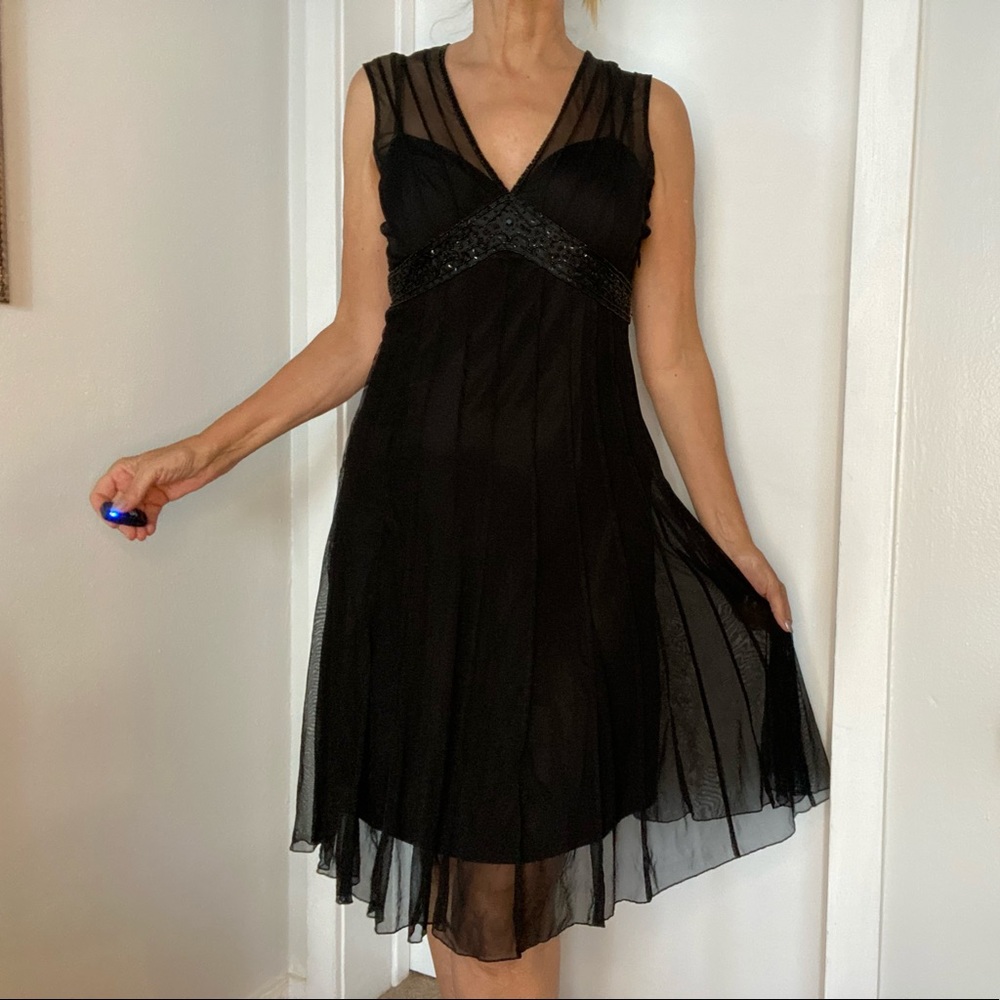 Elegant Black Cocktail Dress